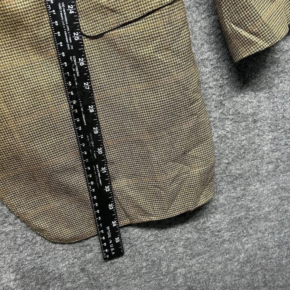 Ermenegildo‎ Zegna Houndstooth Trofeo Sport Coat Blazer Jacket Men's 44L